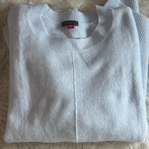 Vince Camuto Exposed Seam Crewneck Sweater - Picture 2 of 8